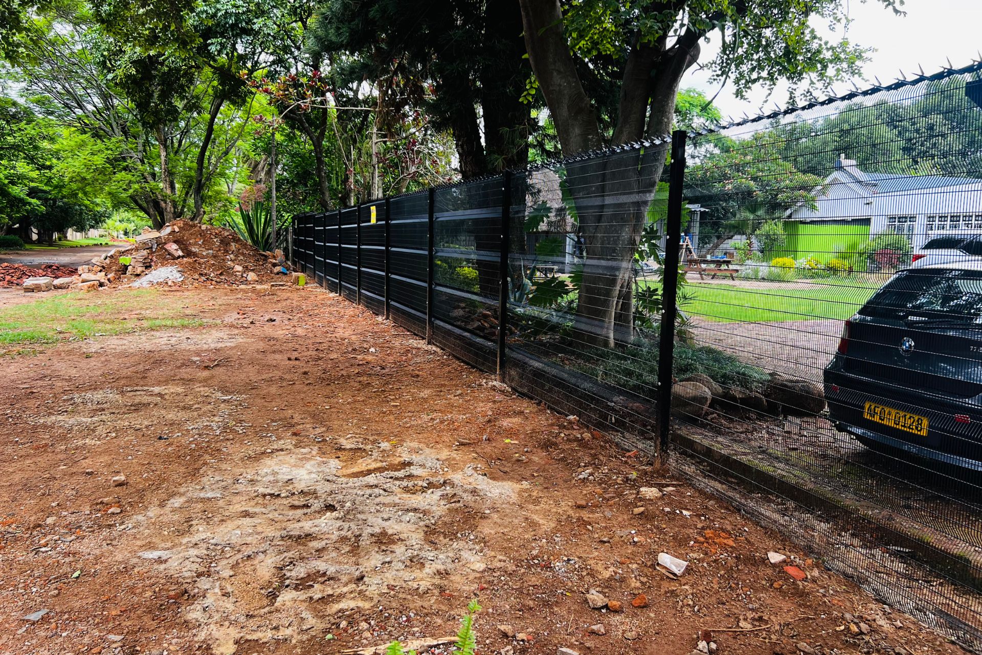 Embassy of Germany clear view fencing Harare